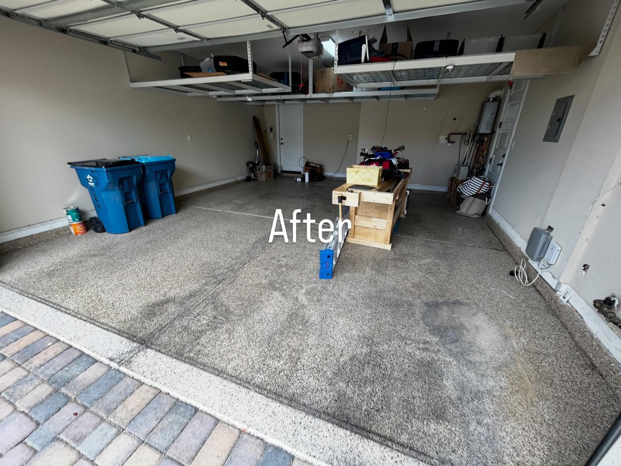 Same garage cleared after junk removal