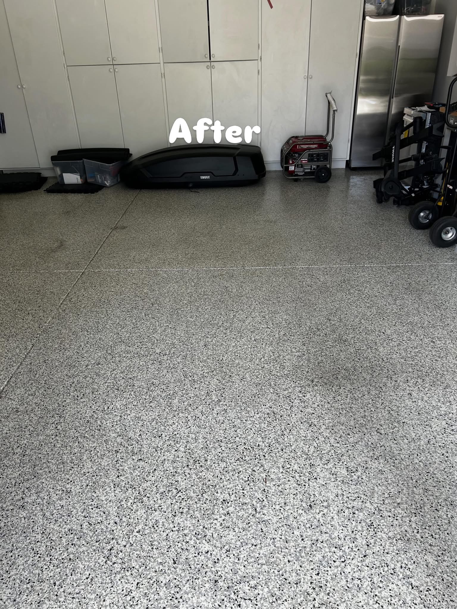 Same storage area cleared after removal